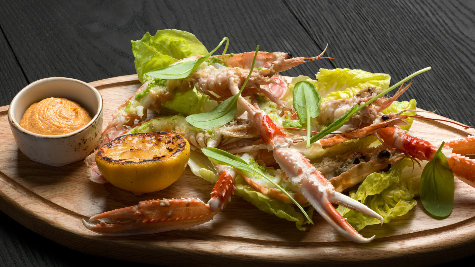 Bilde av en middagsrett på Brasserie Paleo restaurant. 